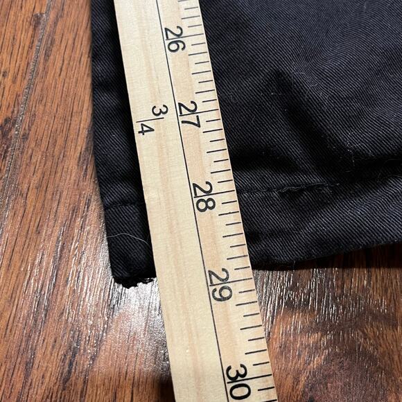 RARE Reaven Jet Black Multi Pocket Cargo Pants Streetwear Mens Size Medium (111) - Picture 6 of 8